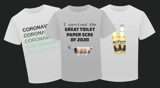 Coronavirus merch is getting out of hand